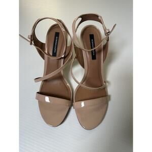 BCBG Max Azria Strappy Beige Heels Size 10